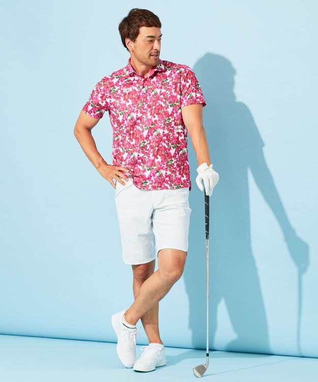 23区GOLF 【MEN】【接触冷感/UVケア/ストレッチ】ショート パンツ ホワイト系