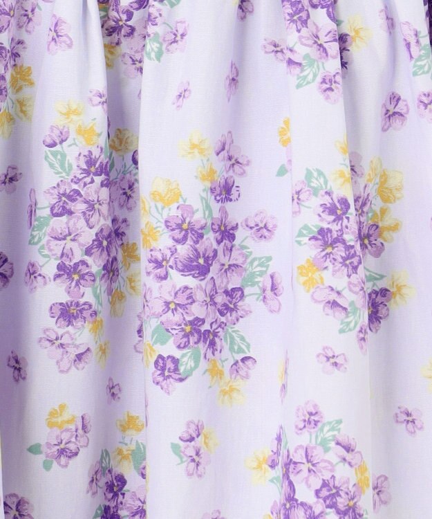 ANY KIDS 総柄 サマーワンピース アジサイ