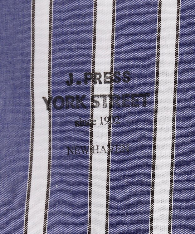 J.PRESS YORK STREET 【UNISEX】タイプライターストライプ シャツ ネイビー系1