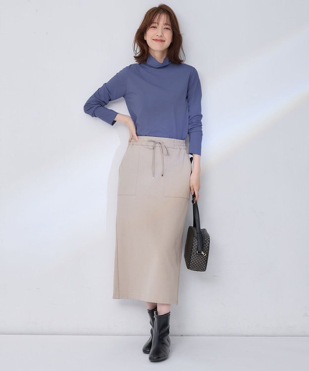 ANY シアータートルネック ブルー