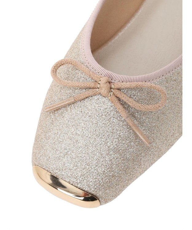 Green Parks ・ｍｉｎｉａ　トウキャップバレエシューズ Pink Gold