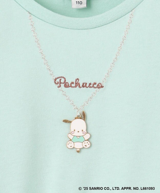 ANY KIDS 【any FAM ×サンリオキャラクターズ】ネックレス風 ワンピース ポチャッコ×ミント