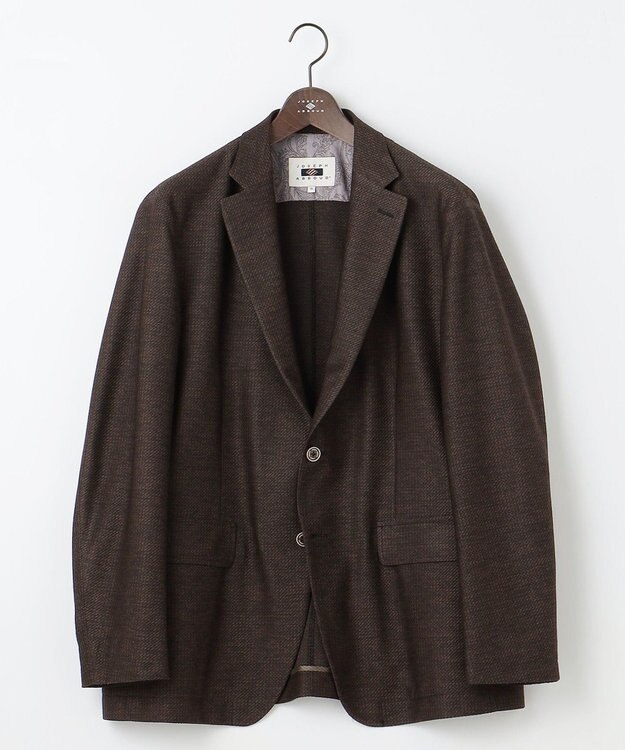 JOSEPH ABBOUD 【キングサイズ・洗える】スタイルアップジャケット ダークブラウン系