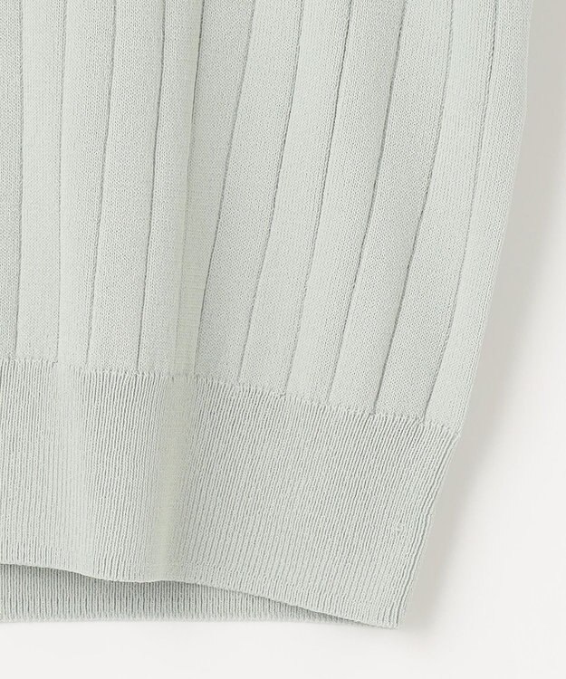 ANY SIS S 【洗える】パール調ポイントフレアスリーブ ニット ミント