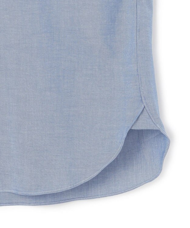 J.PRESS MEN 【AaronChang】【UNISEX】コットンダンガリー シャツ / B.D. / Baggy-Fit ブルー系