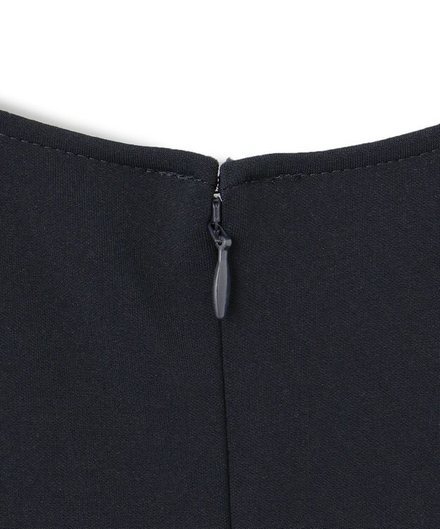 ICB 【洗える】ミリオーネダンボールニット  ジャンパースカートワンピース ネイビー系