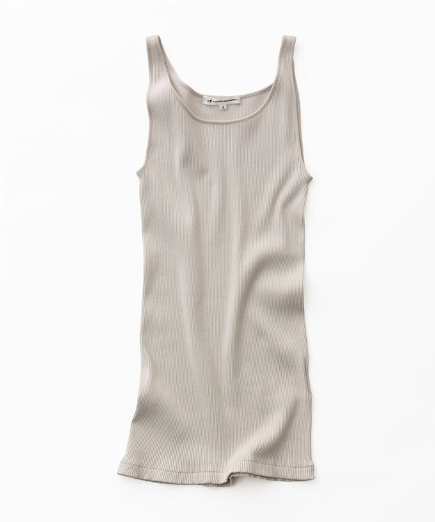 23区 S 【Oggi6月号掲載/新色追加】オーガニック コットンリブ タンクトップ グレージュ系