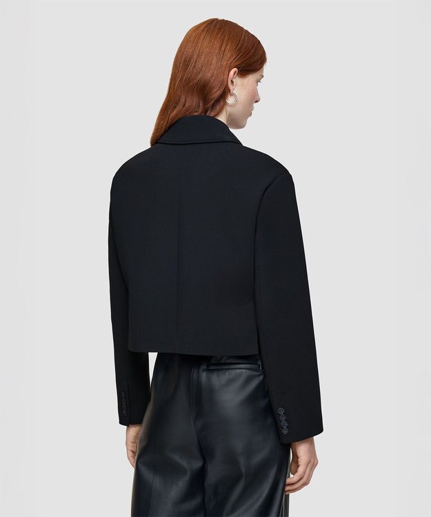 JOSEPH コンフォートキャディー　クロップドジャケット Black