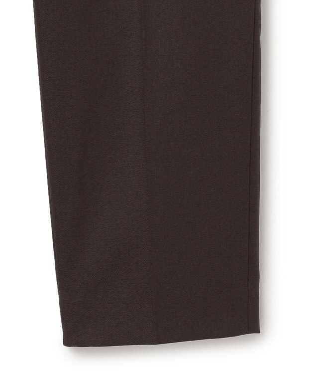 ICB 【洗える】プロヴィスウールツイル スティックパンツ チャコール系