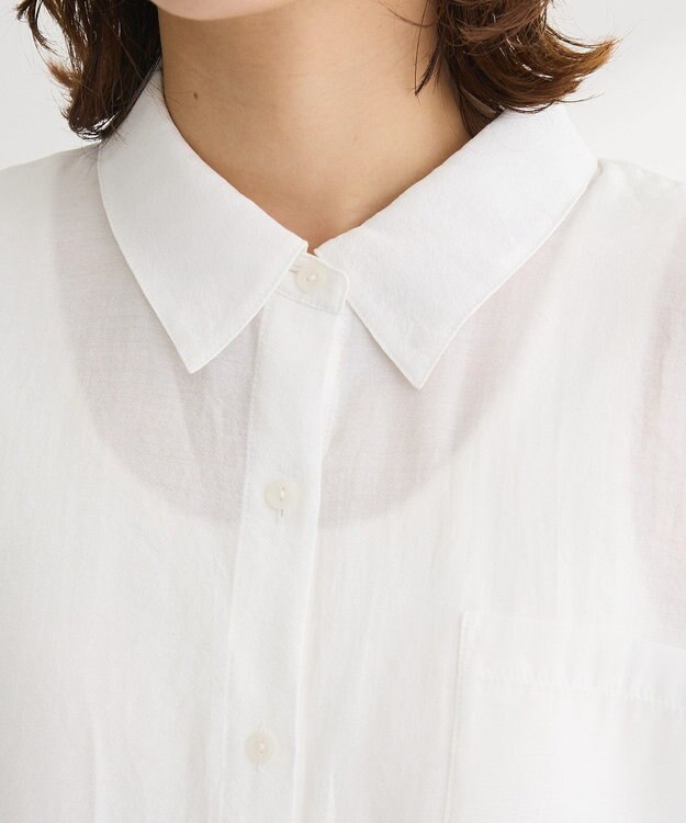 Green Parks 裾レイヤードショートスリーブシャツⅡ Off White