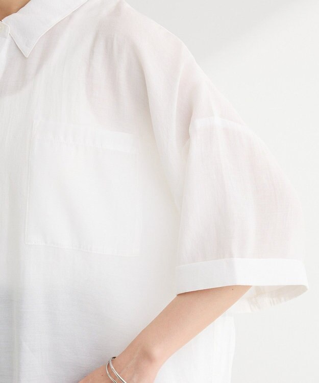 Green Parks 裾レイヤードショートスリーブシャツⅡ Off White