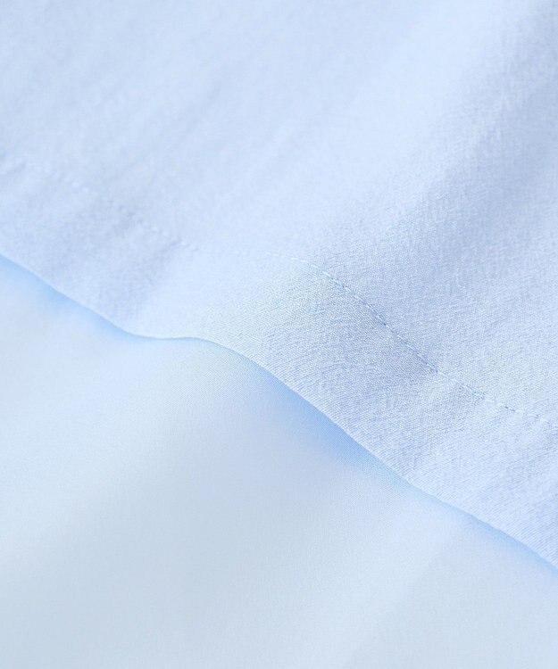 Green Parks 裾レイヤードショートスリーブシャツⅡ Sax