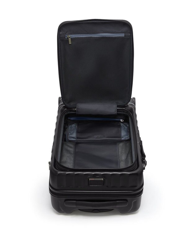 TUMI 19 DEGREE フロント・アクセス・エクスパンダブル・キャリーオン スーツケース（機内持ち込みサイズ） ブラック テクスチャー