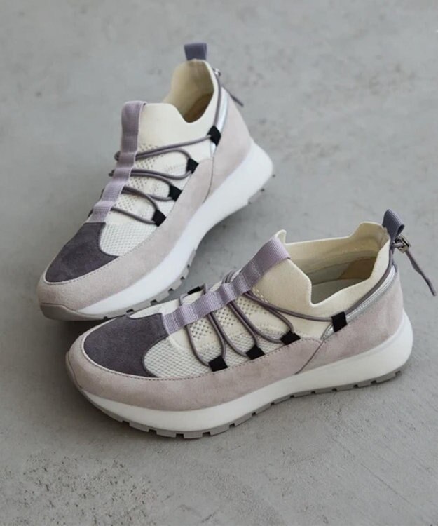 REGAL FOOT COMMUNITY 【リーガルレディース】BF11 コードストッパースニーカー スニーカー グレーホワイト