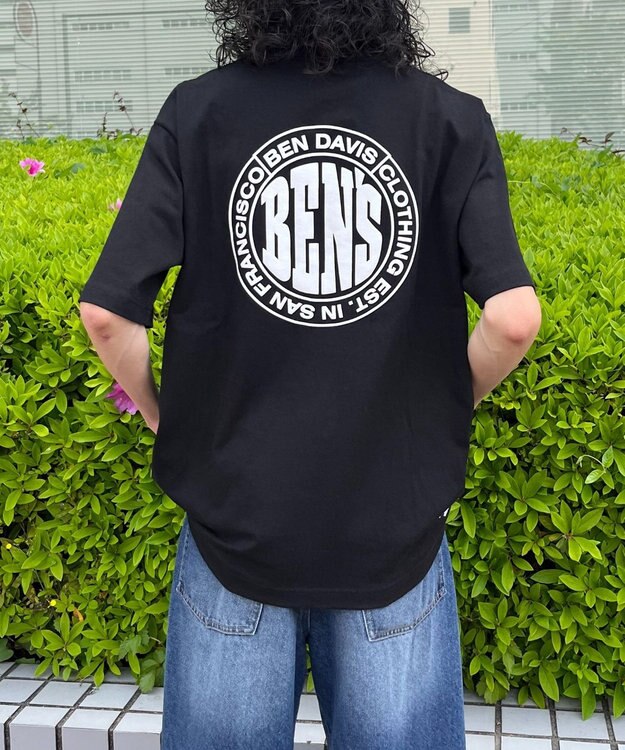 WEGO 【ユニセックス着用ITEM/MLサイズ展開】BENDAVISサークルロゴT（SS） ブラック