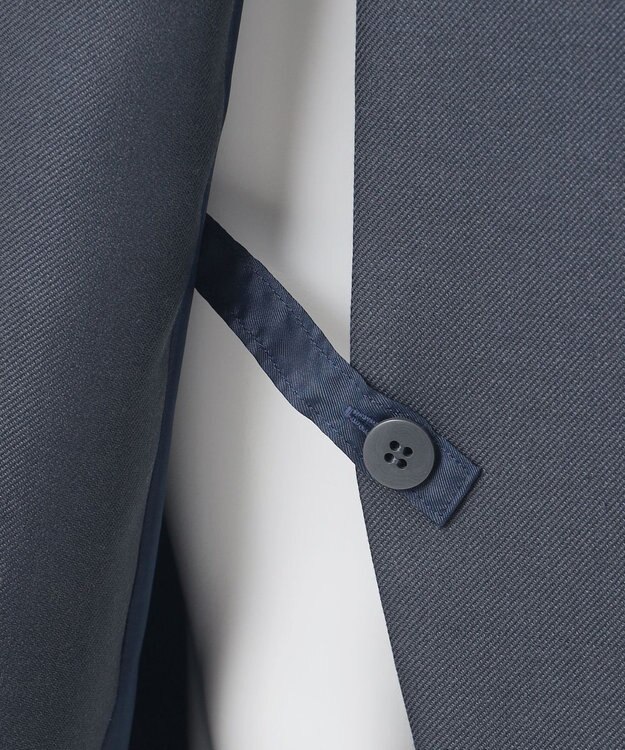 23区 S 【エステータ】ウールシルクダブルクロス スカート スチールブルー系