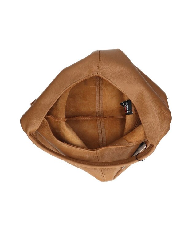 INTER-CHAUSSURES 【ANDREA CARDONE】シュリンクレザーショルダーバッグ オーク