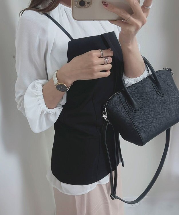 Green Parks AnriettMusee ボリュームシアーブラウス Off White