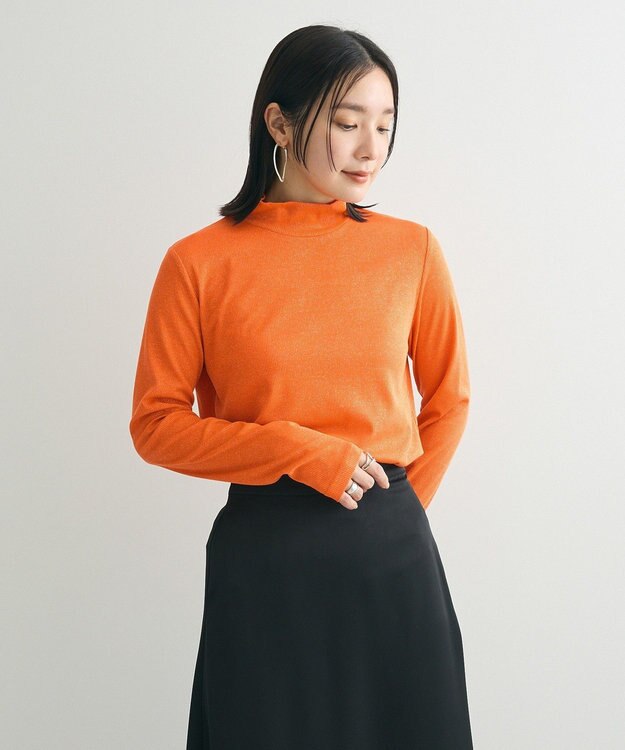 Green Parks ラメプルオーバー Orange