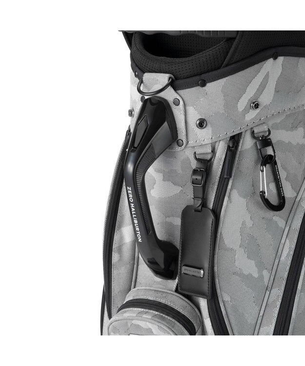ZERO HALLIBURTON ジャガードカモ柄キャディバッグ JC Series ZHG-CB26 85231 グレーカモ