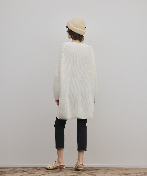 GRACE CONTINENTAL エンブロイダリーニットワンピース ホワイト