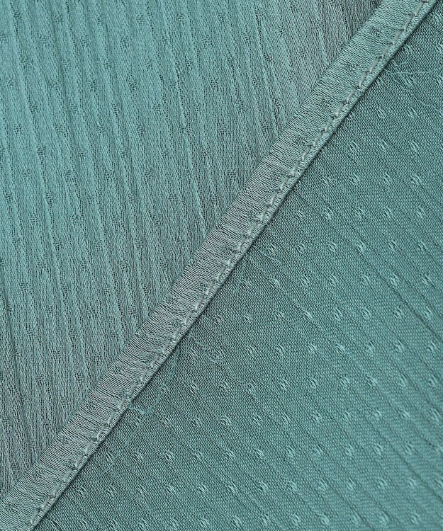 ANY SIS 【洗える】メタルパーツボウタイ ブラウス 長袖 スモーキーグリーン