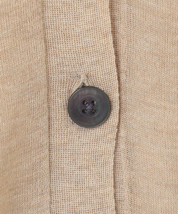 UNFILO ラメシアー カーディガン ベージュ