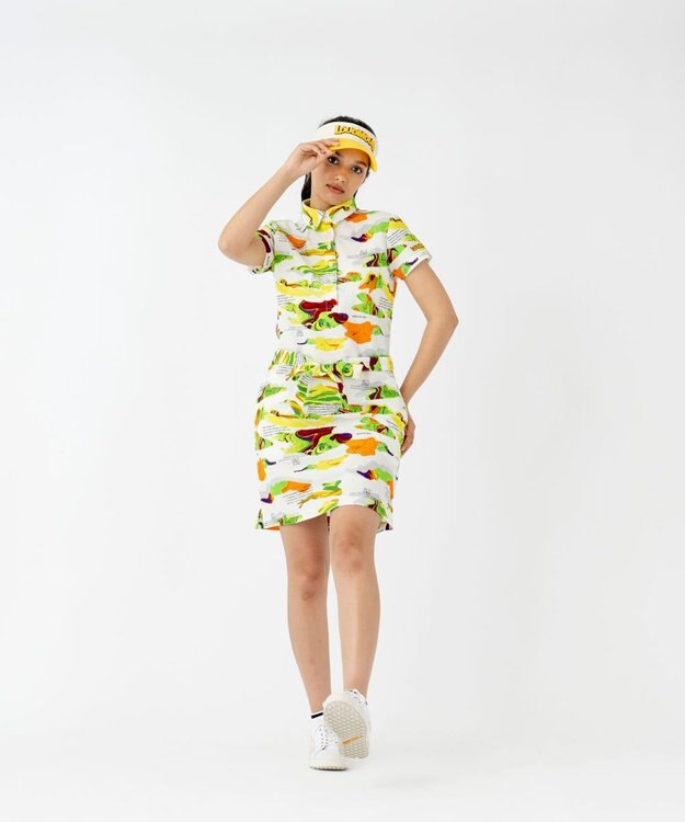 FILA GOLF／marie claire 【LOUDMOUTH】異素材サンバイザー Yellow