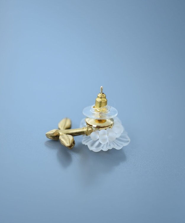 monshiro ダリアプチピアス ホワイト