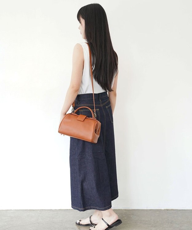 Atelier nuu 日本製 国産レザー parcel ナノダレス ショルダーバッグ キャメル