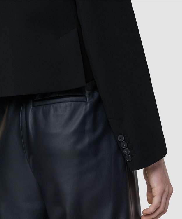 JOSEPH コンフォートキャディー　クロップドジャケット Black