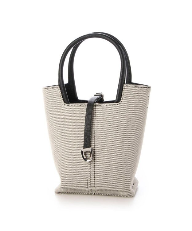 UNBILLION カシュカシュ cachecache / ベルトディテールミニショルダー ブラックミックス