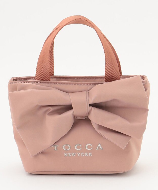 TOCCA 【撥水】WISH RIBBON POUCHBAG ポーチ ピンク系