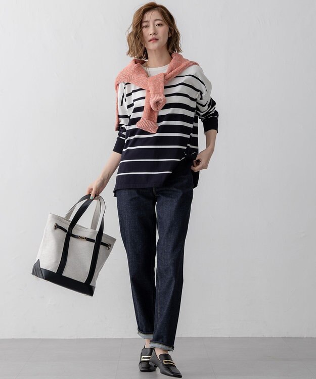 23区 キャンバス トートバッグ ホワイト系