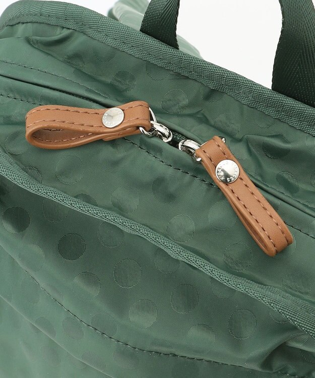 Y'SACCS 撥水ナイロンテープデザインスクエアバックパック ダークグリーン