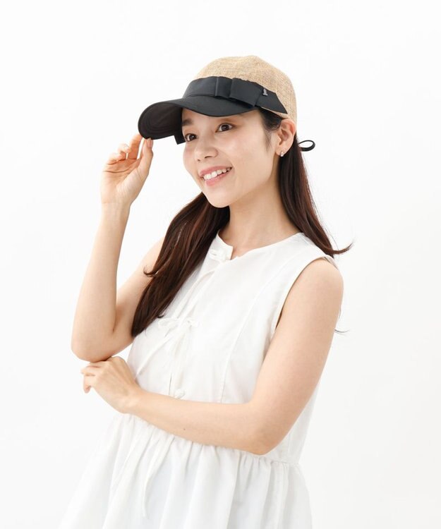 AURORA 【 LANVIN en Bleu （ランバン オン ブルー）】ペーパーシートキャップ ベージュ