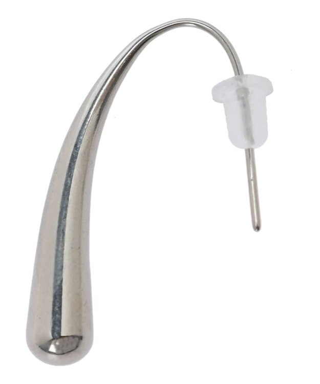 Green Parks ・ＨＡＬＦ　ＴＩＭＥ　サージカルドロップフックピアス Silver