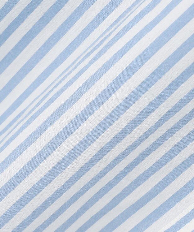 23区 【Indian Factory】コットンポプリン タックディテール シャツワンピース ブルーストライプ