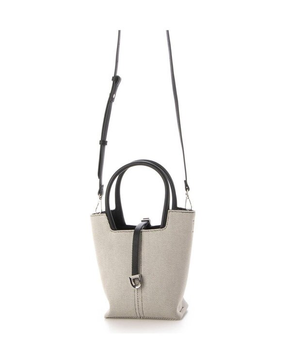 UNBILLION カシュカシュ cachecache / ベルトディテールミニショルダー ブラックミックス