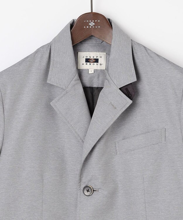 JOSEPH ABBOUD 【軽量/ダウンの吹き出しを防ぐキルトレス】ADSインターレース ダウンコート ライトグレー系