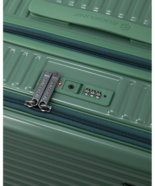 ACE BAGS & LUGGAGE EDGELINK クルーズボックス グリント スーツケース 74／85L フロントオープン 09146 エッジリンク グリーン