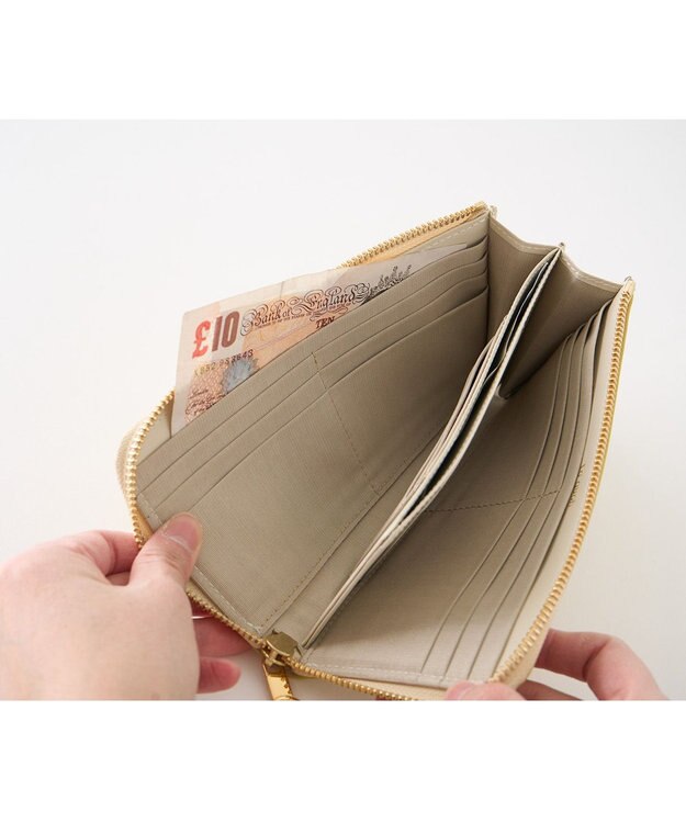 MIYABIYA La quoh with kirakaracho L字ロングウォレット 菜の花(なのはな)