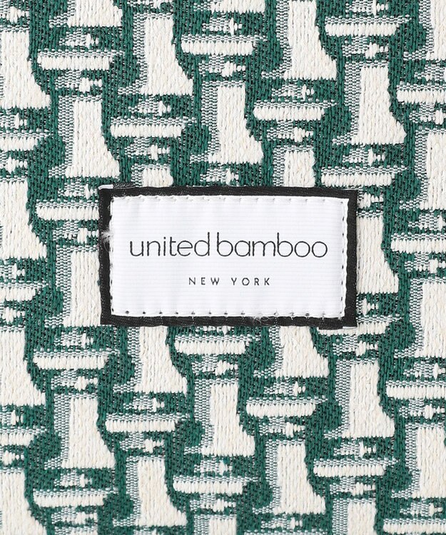 united bamboo ジャカードトートバッグ グリーン系1