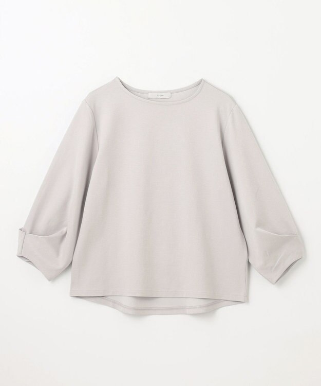 ANY L 【洗濯機可】タックスリーブ プルオーバー サンドベージュ