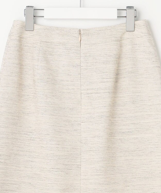 J.PRESS LADIES ライトツイードストレッチ スカート ベージュ系1