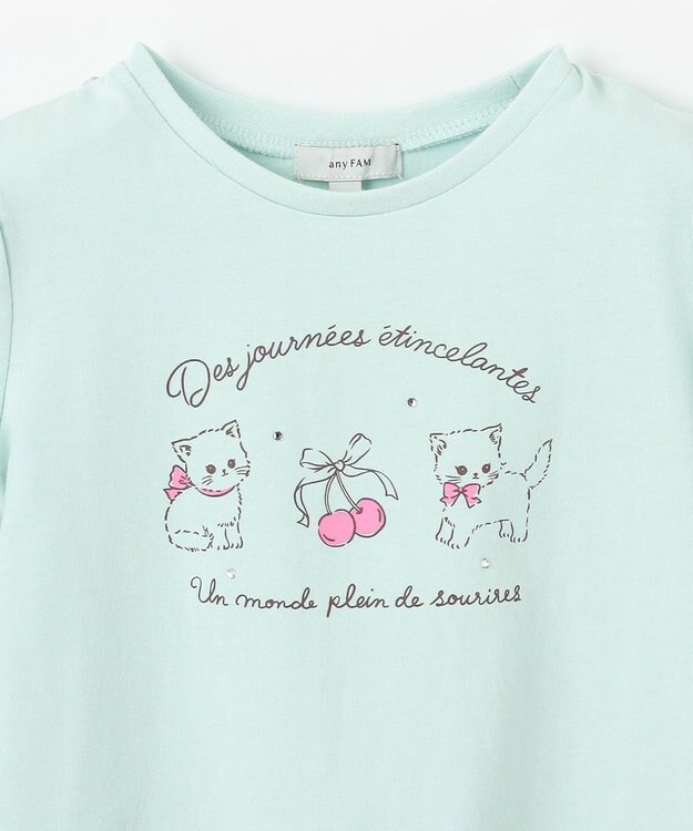ANY KIDS セーラーカラー Tシャツ ミント