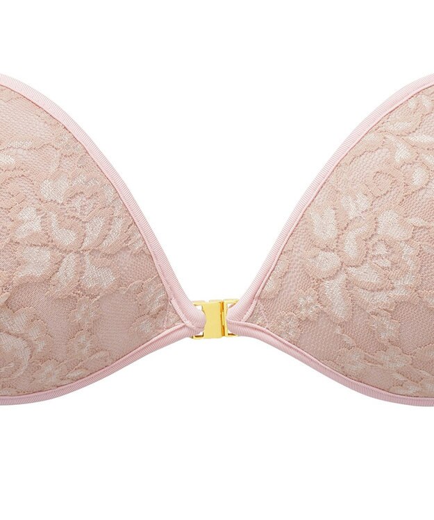 BRADELIS New York 【NuBra / ボリュームアップ】パテッドヌーブラ クラシカルブーケ 蒸れにくい バックレス コレクション デザインヌーブラ 正規品 ピンク