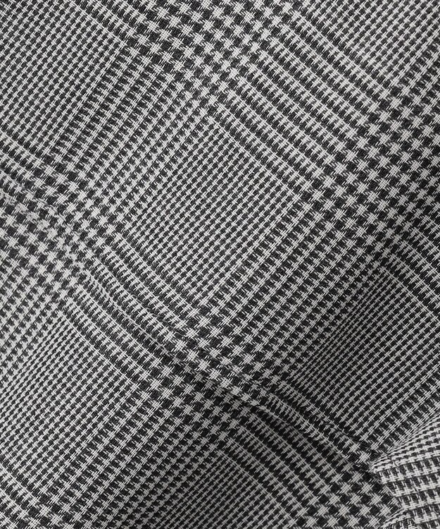 自由区 L 【カタログ掲載】TWハイツイストビエラフリル ブラウス グレンチェック