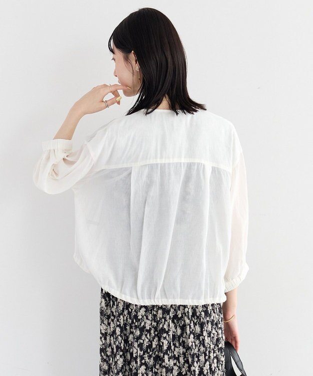 YECCA VECCA ドライタッチシアーブルゾン White