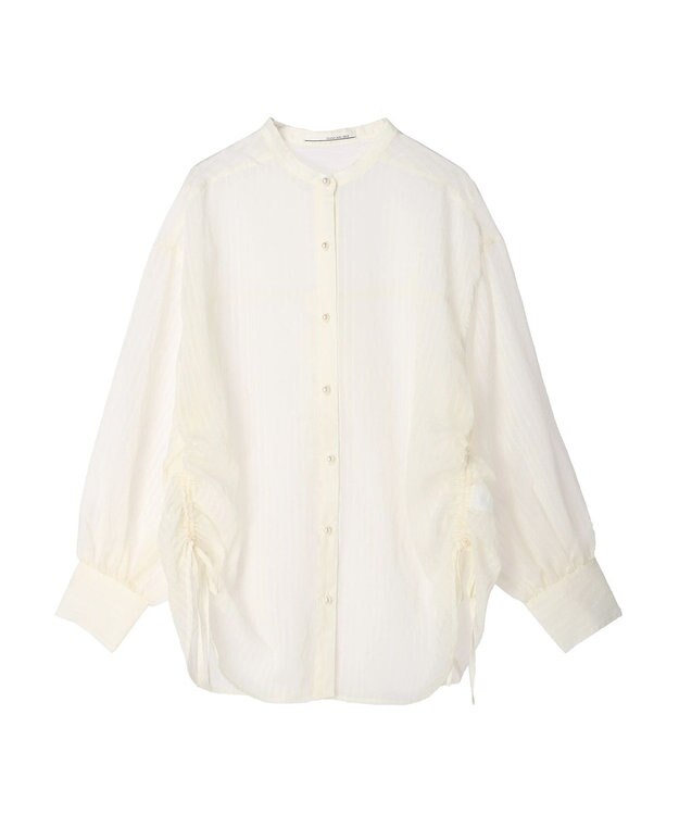 Green Parks ・ＥＬＥＮＣＡＲＥ　ＤＵＥ　ストライプシャツチュニック Off White